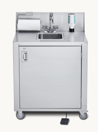 Stainless Steel Portable Handwashing Station Image